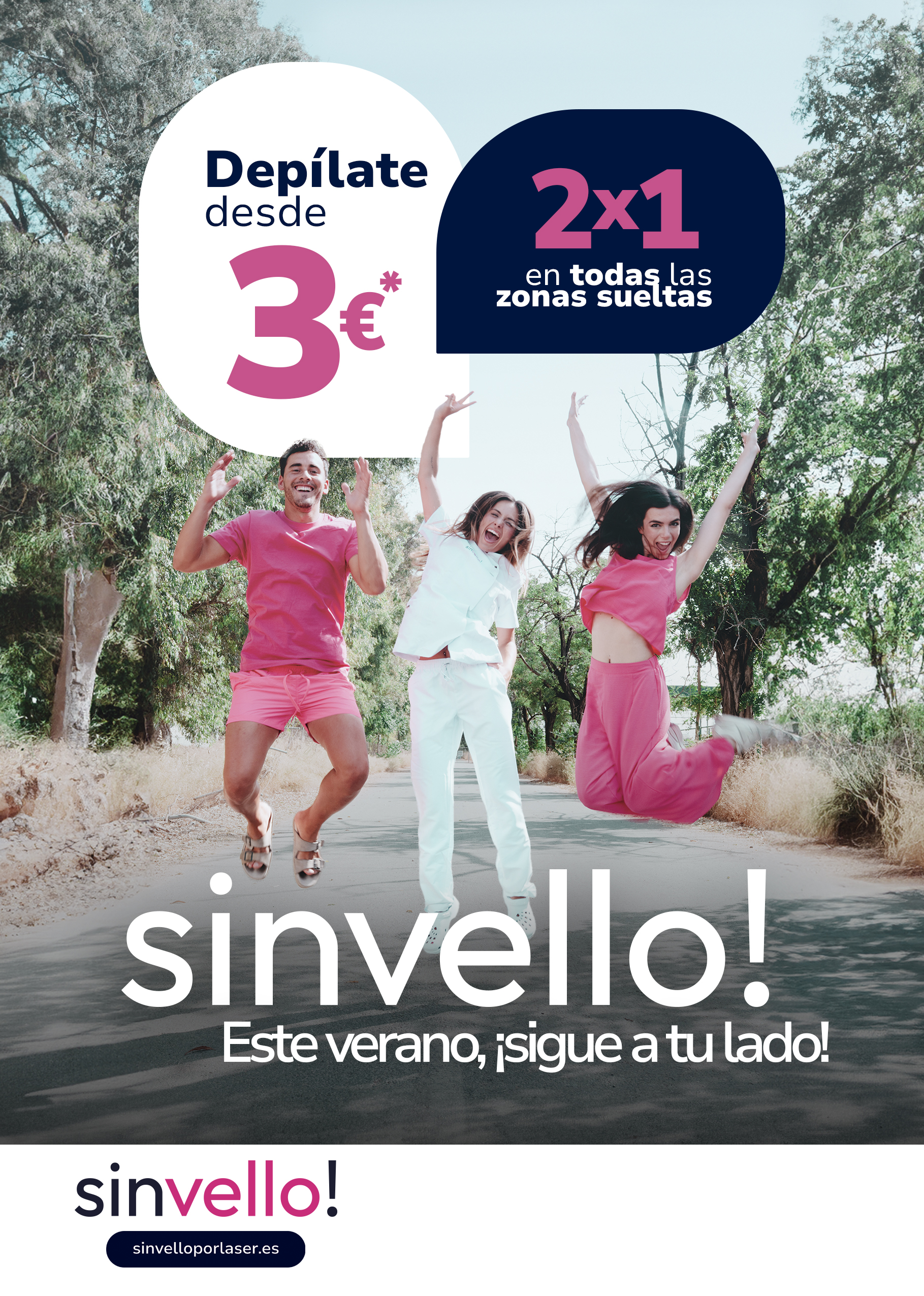 SinVello - Depílate desde 3€ - 2x1 en todas las zonas sueltas